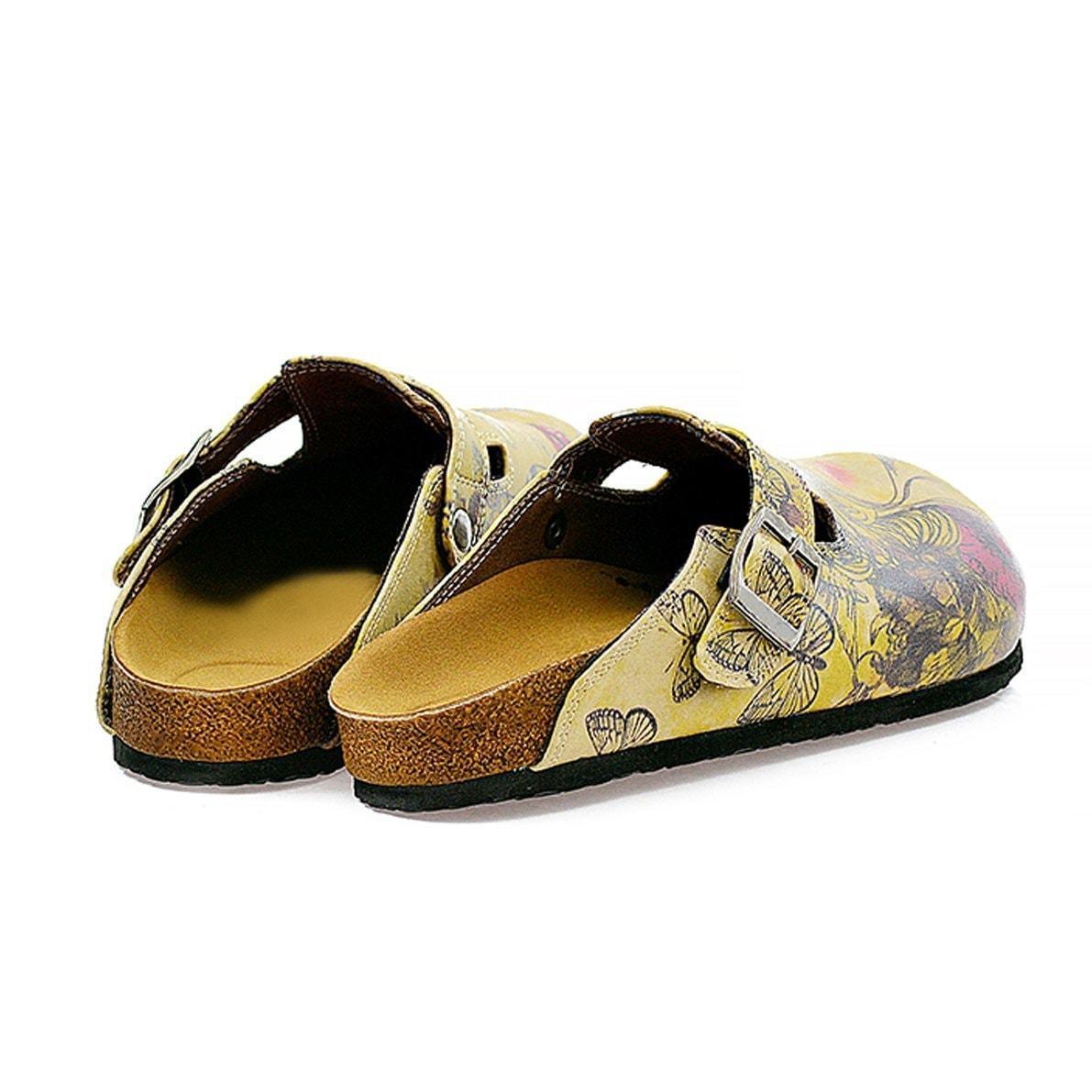 Yellow Portrait Clogs CAL322