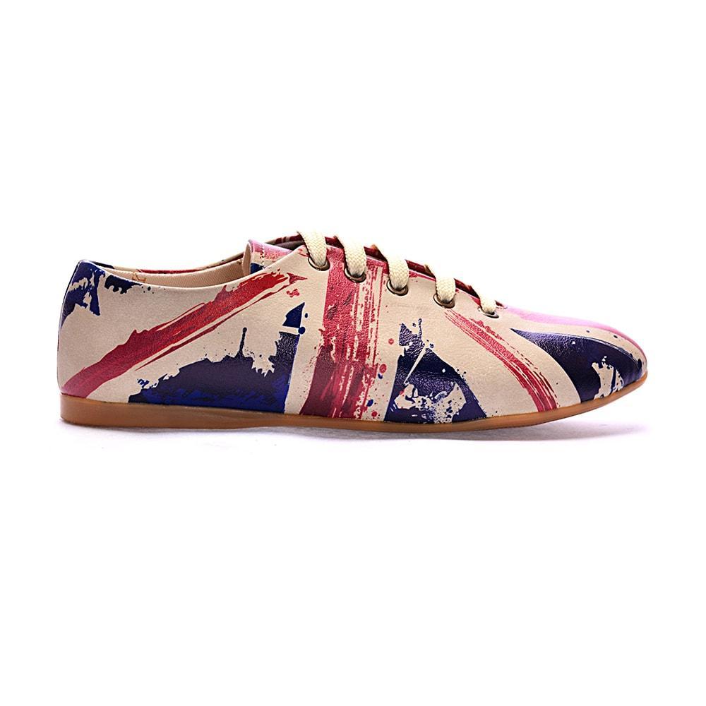 Flag Ballerinas Shoes SLV047 - Goby GOBY Ballerinas Shoes