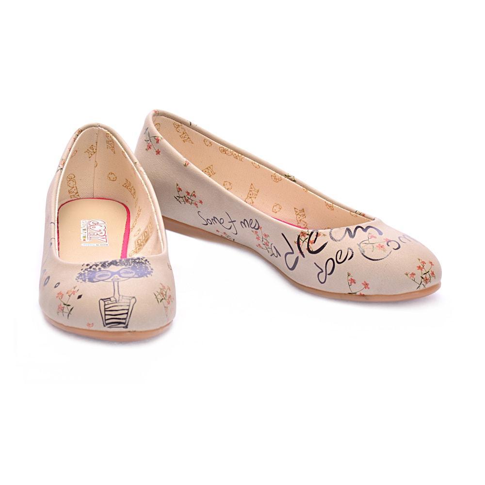 Curly Girl Ballerinas Shoes 1025 - Goby GOBY Ballerinas Shoes 