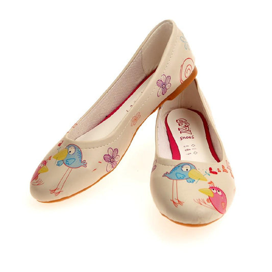 Birds Ballerinas Shoes 1041 (2198971416672)