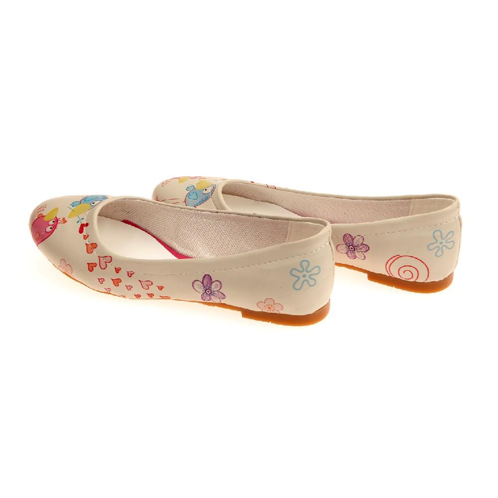 Birds Ballerinas Shoes 1041 (2198971416672)