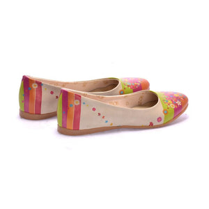 Flowering Heart Ballerinas Shoes 1054 - Goby GOBY Ballerinas Shoes 