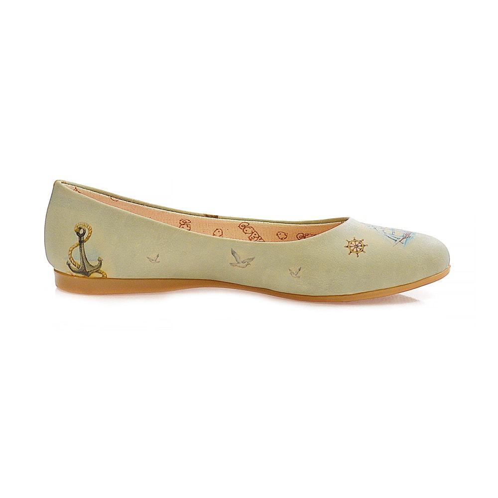 Ship and Travel Ballerinas Shoes 1082
