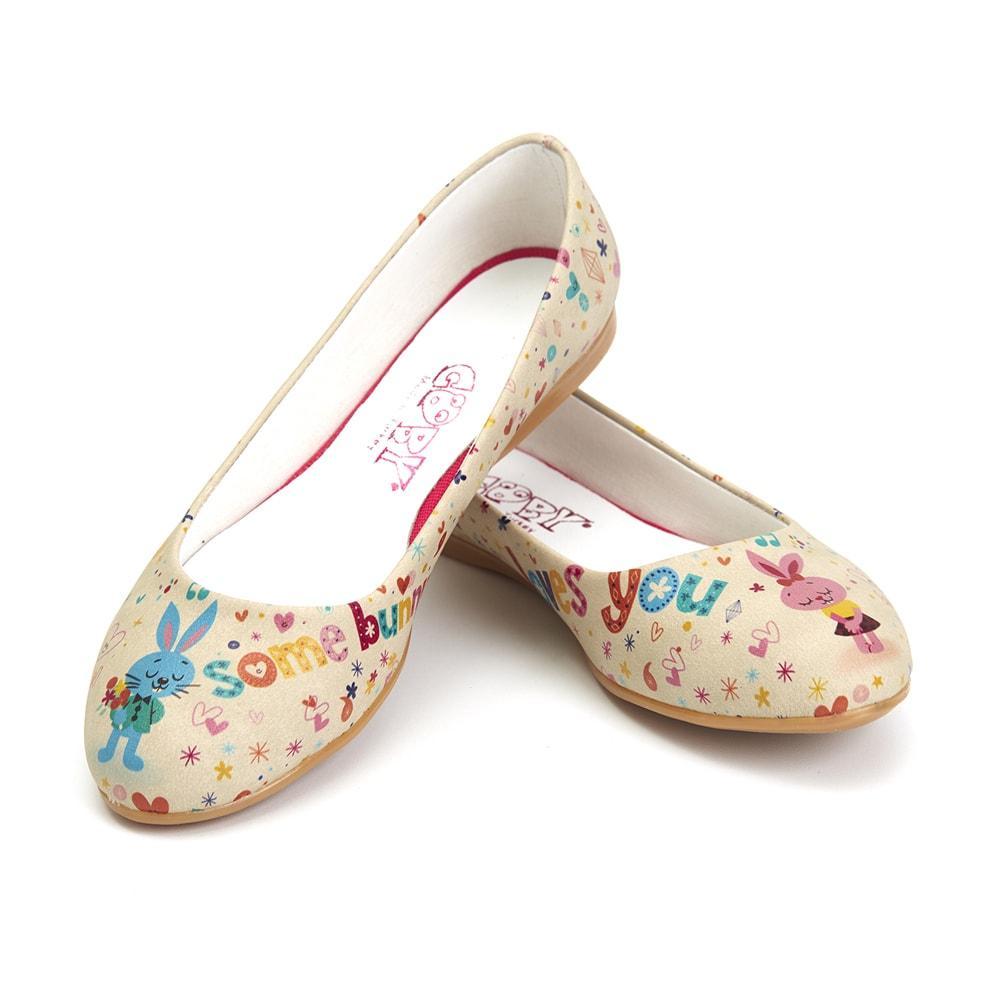 Gentilman Rabbit Ballerinas Shoes 1093 - Goby GOBY Ballerinas Shoes 