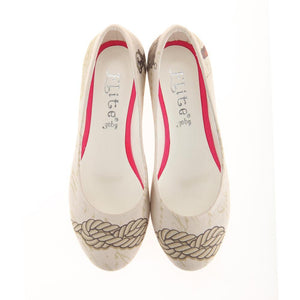 Sailor Rope Ballerinas Shoes 1106