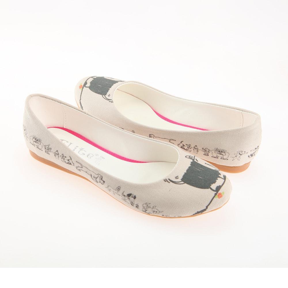 Cute Dog Ballerinas Shoes 1114 - Goby GOBY Ballerinas Shoes 