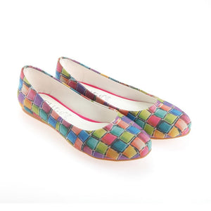 Colored Stones Ballerinas Shoes 1139