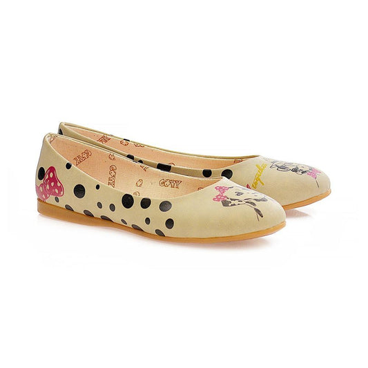 Dalmatian Frendly Ballerinas Shoes 2014 - Goby GOBY Ballerinas Shoes 