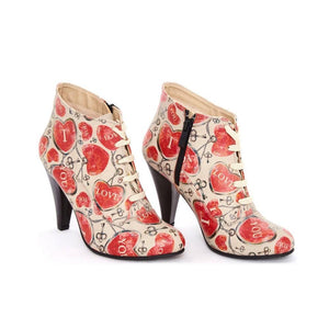 Hearts Ankle Boots BT303