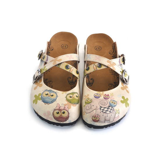 Elephant and Owl Clogs CAL164 - Goby CALCEO Clogs 