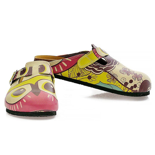 Cute Owl Clogs CAL317 - Goby CALCEO Clogs 