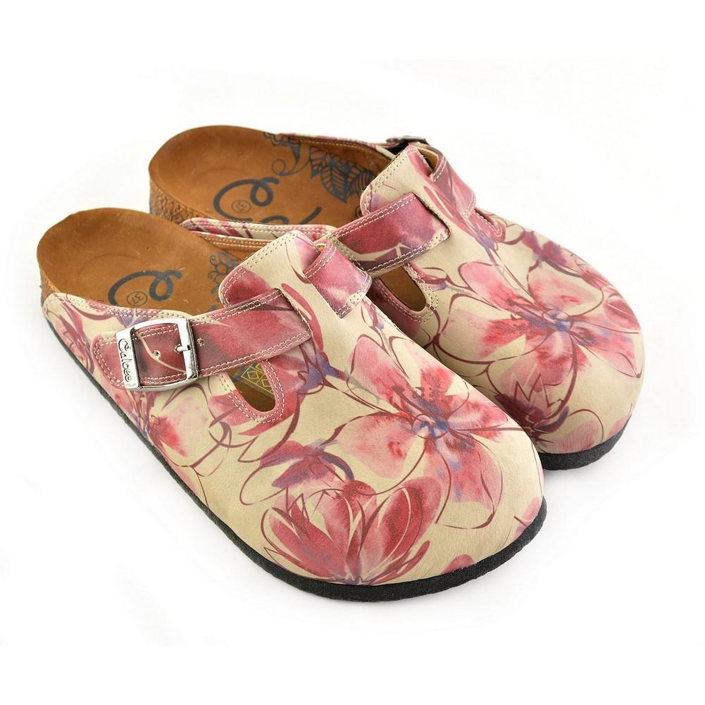 Dusty Rose Clogs CAL348 - Goby CALCEO Clogs 