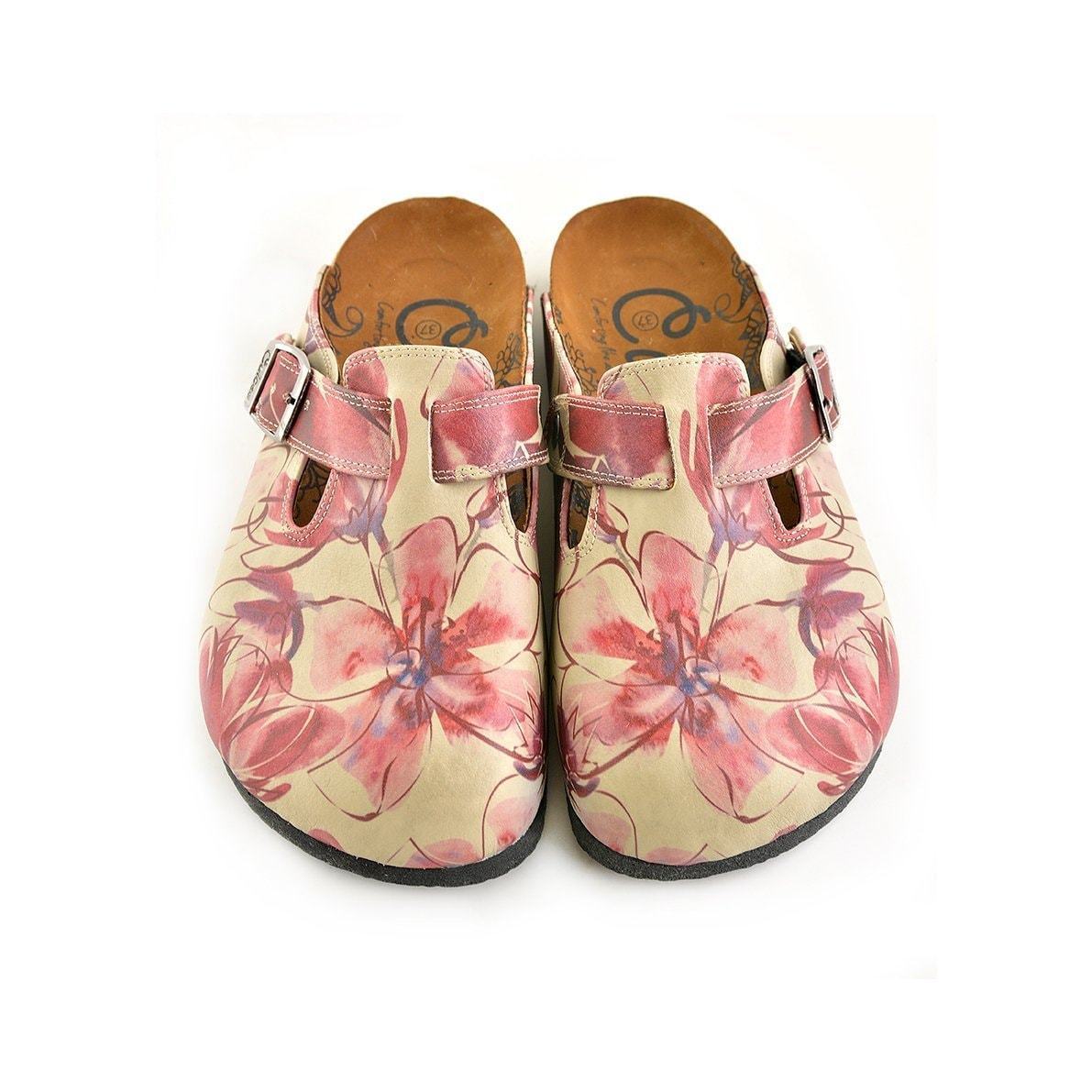 Dusty Rose Clogs CAL348 - Goby CALCEO Clogs 