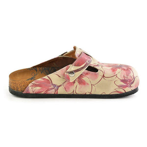 Dusty Rose Clogs CAL348 - Goby CALCEO Clogs 