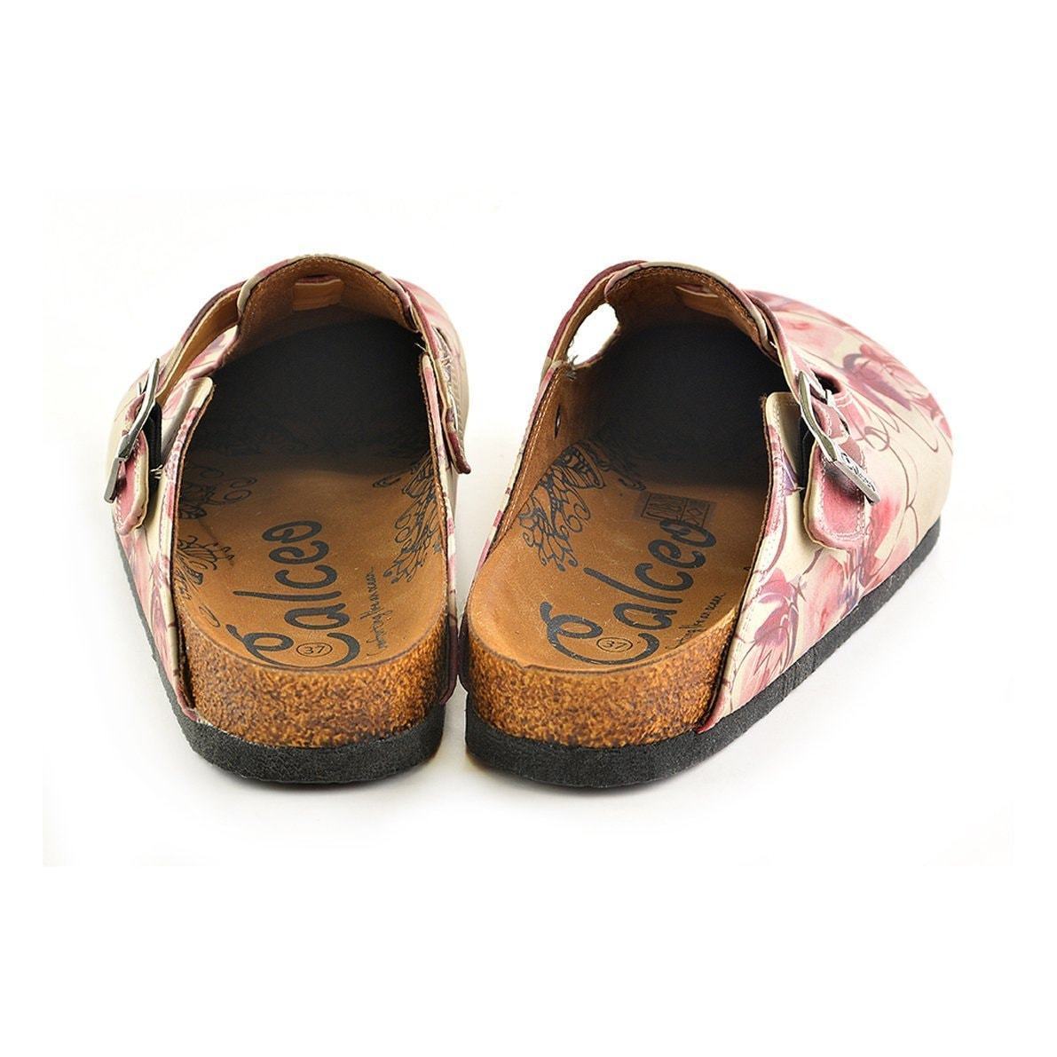 Dusty Rose Clogs CAL348 - Goby CALCEO Clogs 