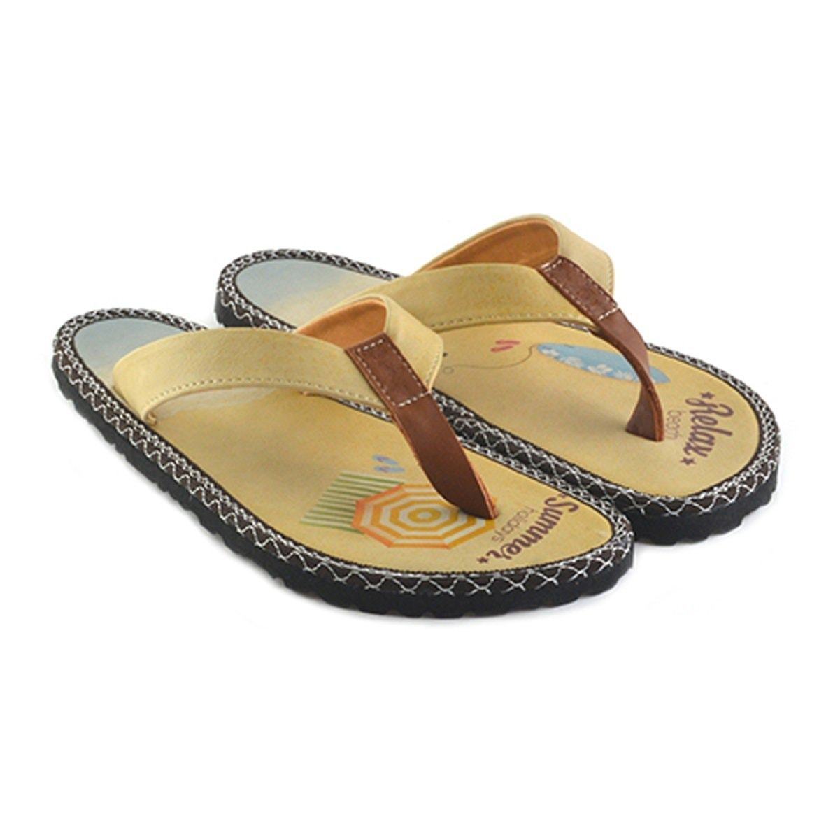 Tan Relax Flip-Flop CAL405 (737681539168)