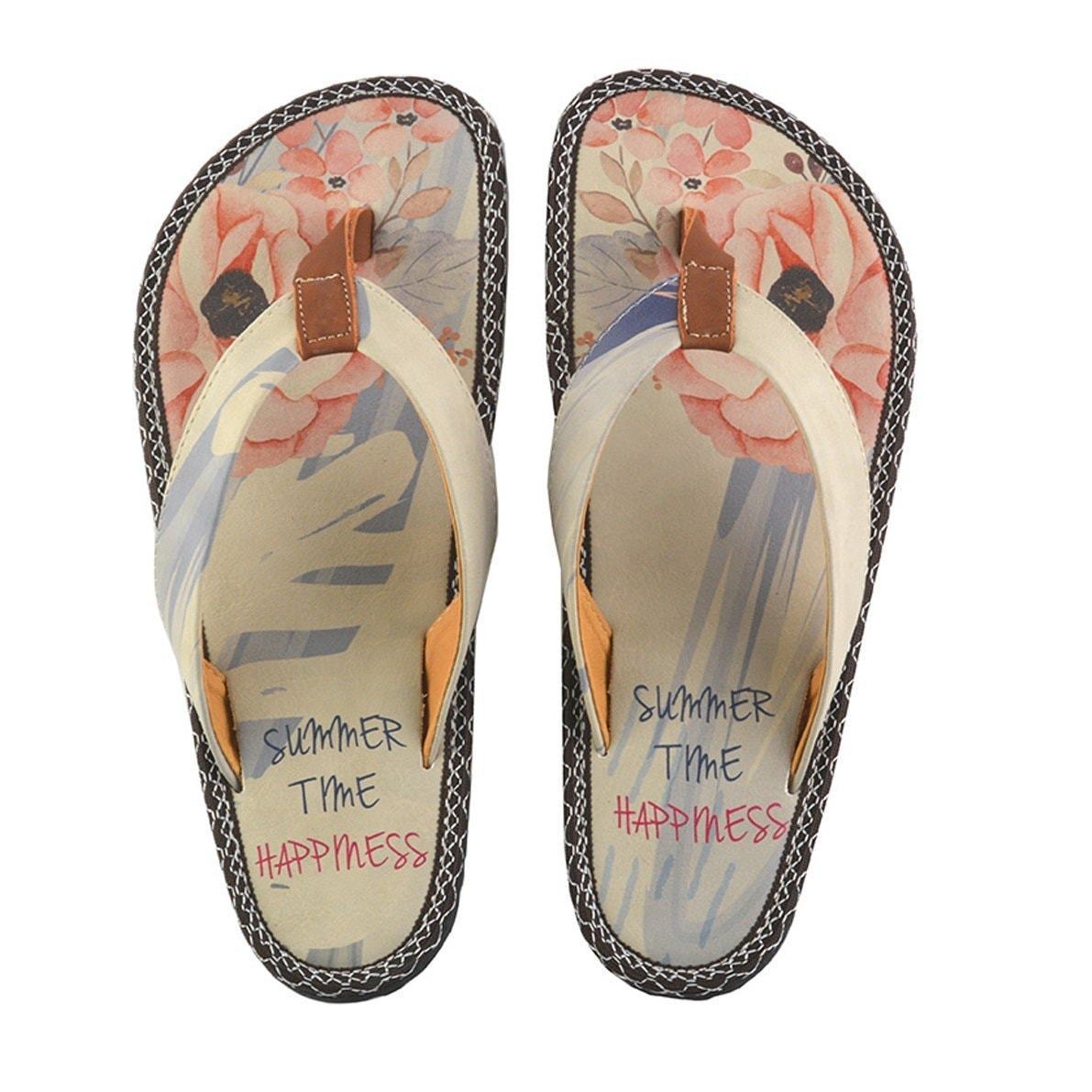 Pink Summertime Happiness Flip-Flop CAL408 (737681342560)