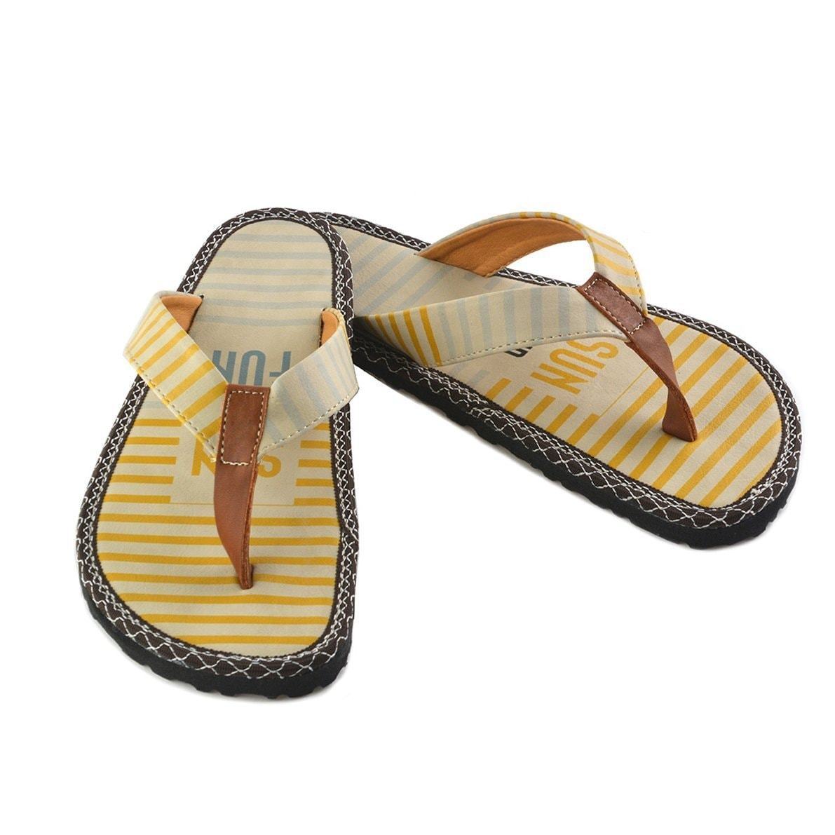 Tan Sun and Fun Flip-Flop CAL409 (737681309792)