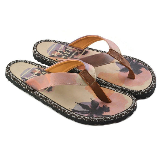 Tan & Bush Summer Beach Party Flip-Flop CAL414 (737681113184)