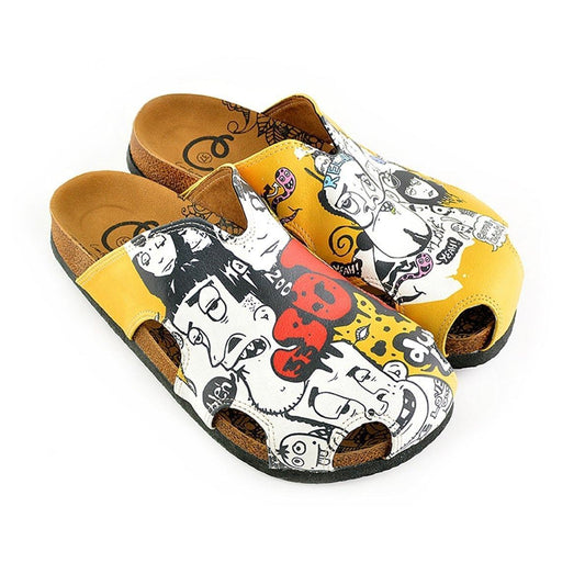 Yellow Joy Clogs WCAL606