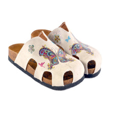 Butterfly and Bird Clogs CAL608, Goby, CALCEO Clogs 