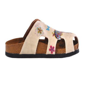 Butterfly and Bird Clogs CAL608, Goby, CALCEO Clogs 