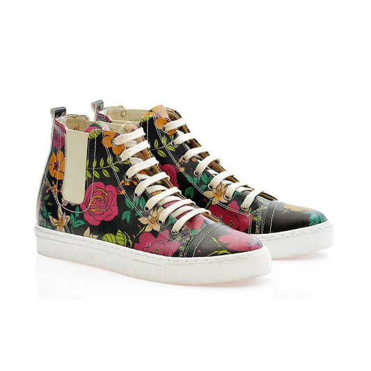 Flowers Short Boots CON101