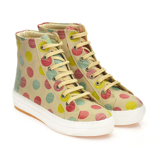 Colored Dots Sneaker Boots CW2014
