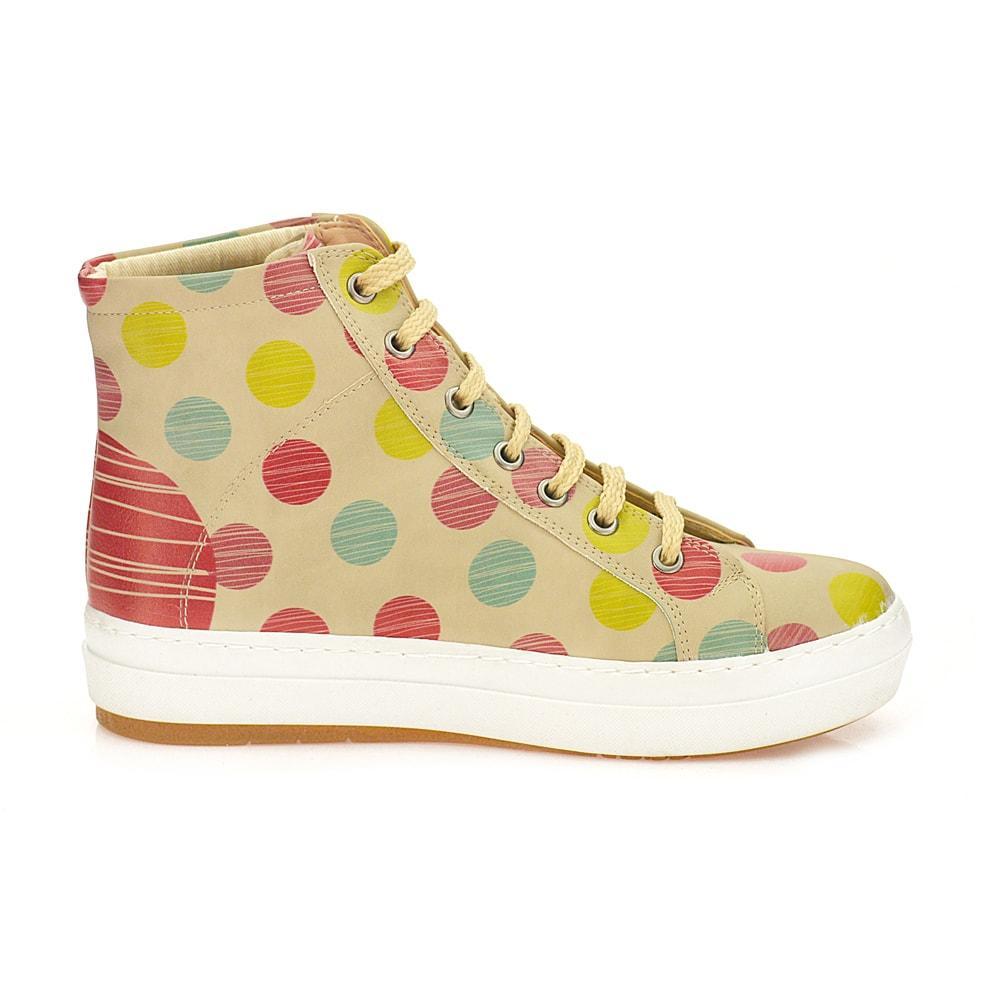 Colored Dots Sneaker Boots CW2014