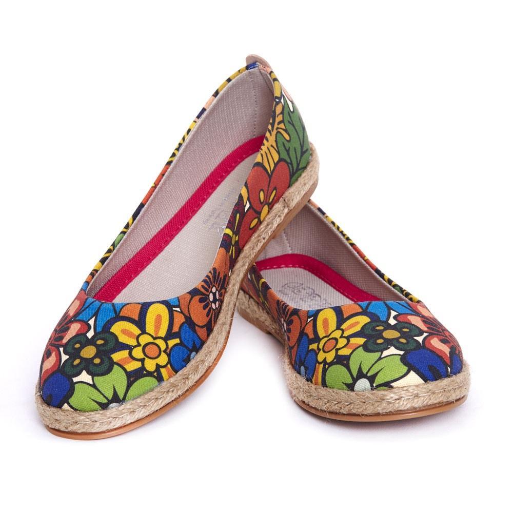 Flowers Ballerinas Shoes FBR1194 - Goby GOBY Ballerinas Shoes 