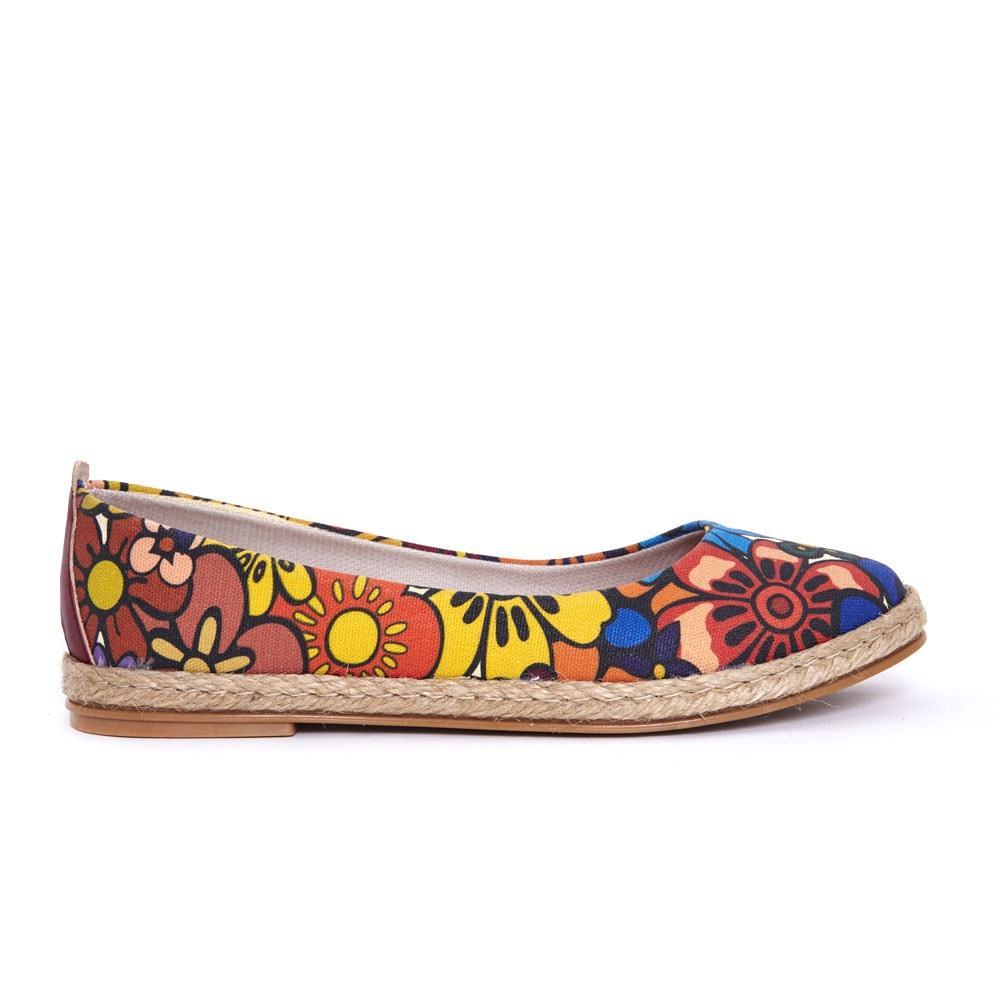 Flowers Ballerinas Shoes FBR1194 - Goby GOBY Ballerinas Shoes 