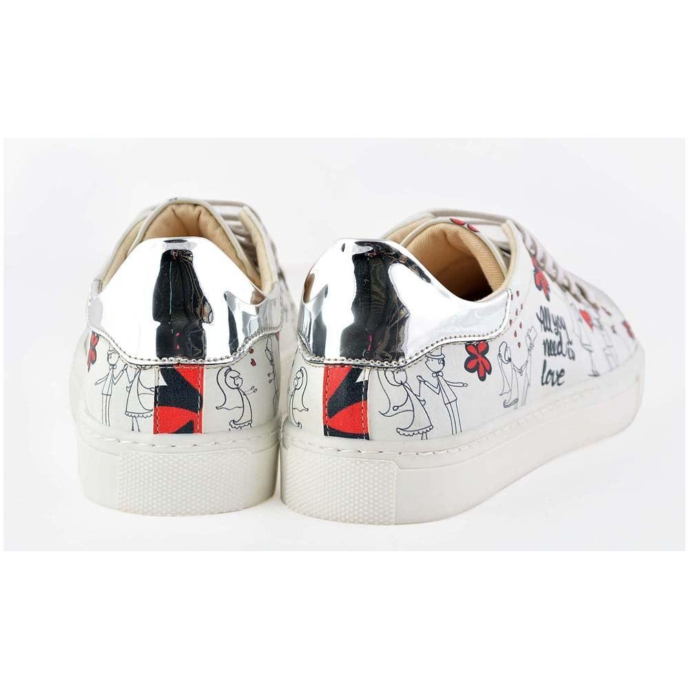 Bride Groom Slip on Sneakers Shoes GOB205, Goby, GOBY Slip on Sneakers Shoes 
