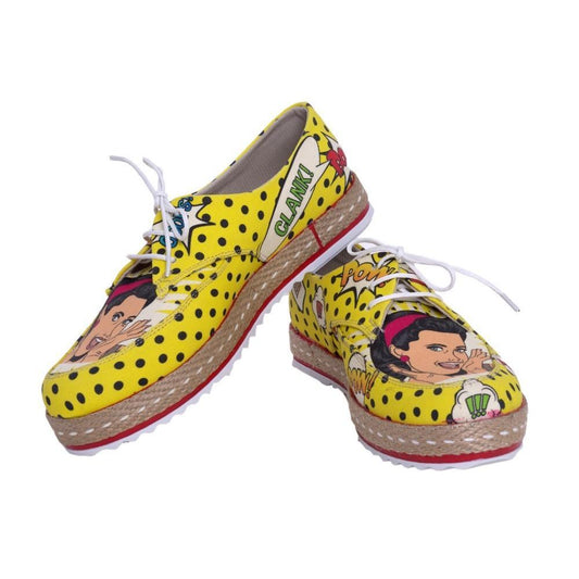 Confused Woman Slip on Sneakers Shoes HSB1681