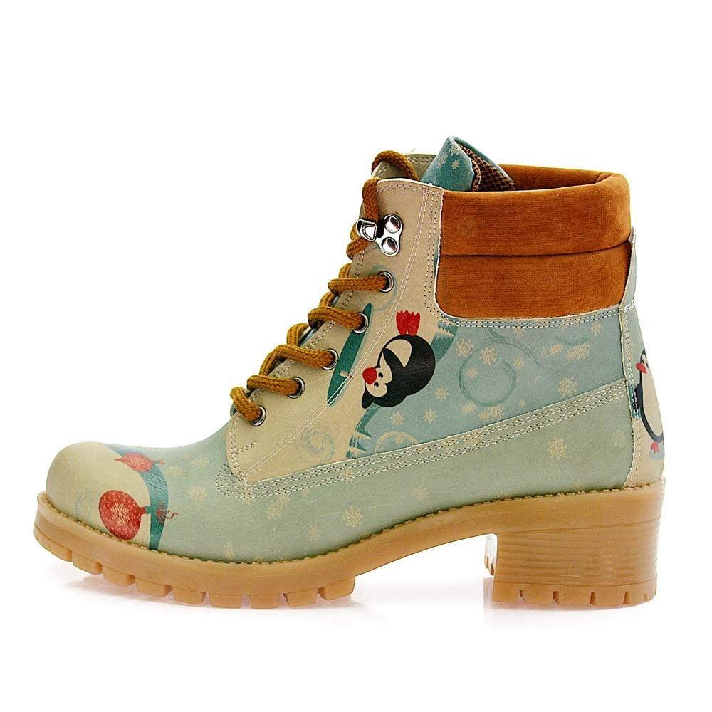 Happy Penguins Short Boots KAT102 (506268352544)