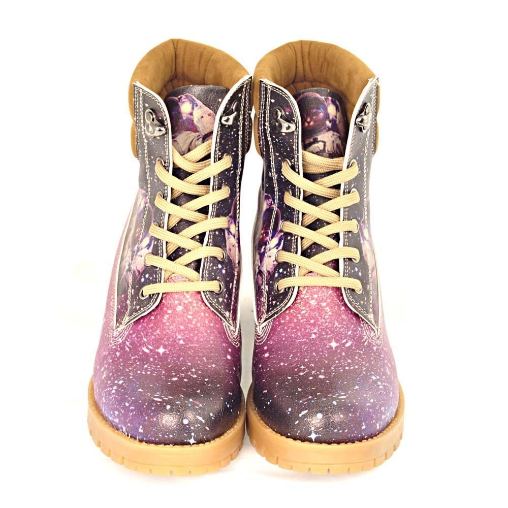 Astronaut Cat Short Boots KAT108, Goby, GOBY Short Boots 