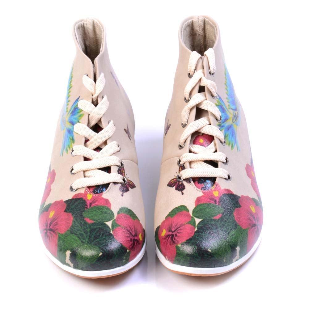 Flowers Short Boots LND1133 - Goby GOBY Short Boots 