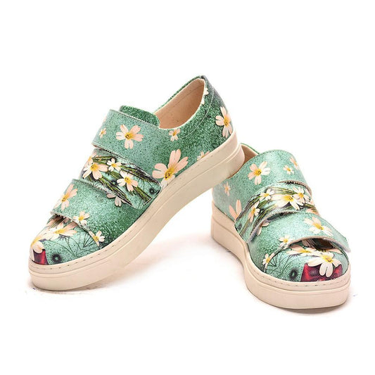 Flowers Slip on Sneakers Shoes NAC102 - Goby NFS Slip on Sneakers Shoes 