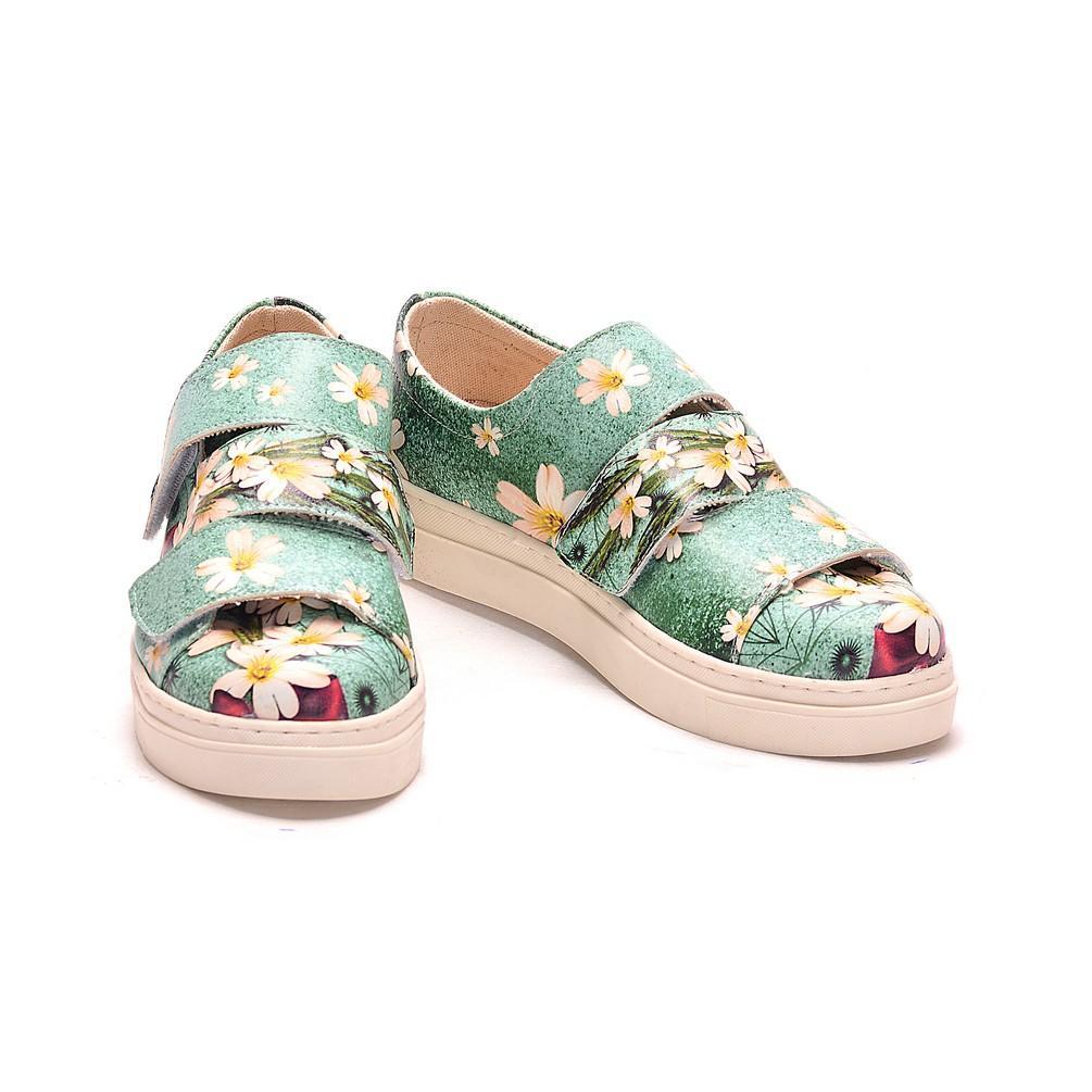 Flowers Slip on Sneakers Shoes NAC102 - Goby NFS Slip on Sneakers Shoes 