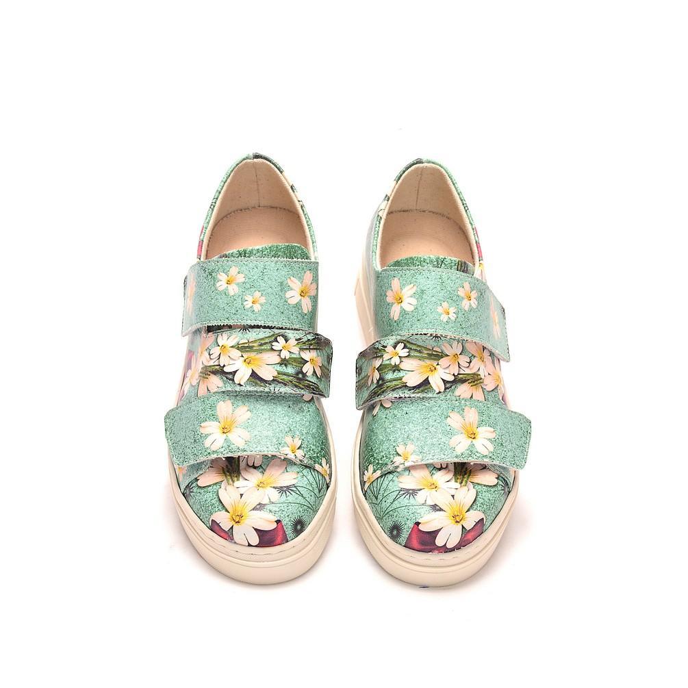 Flowers Slip on Sneakers Shoes NAC102 - Goby NFS Slip on Sneakers Shoes 