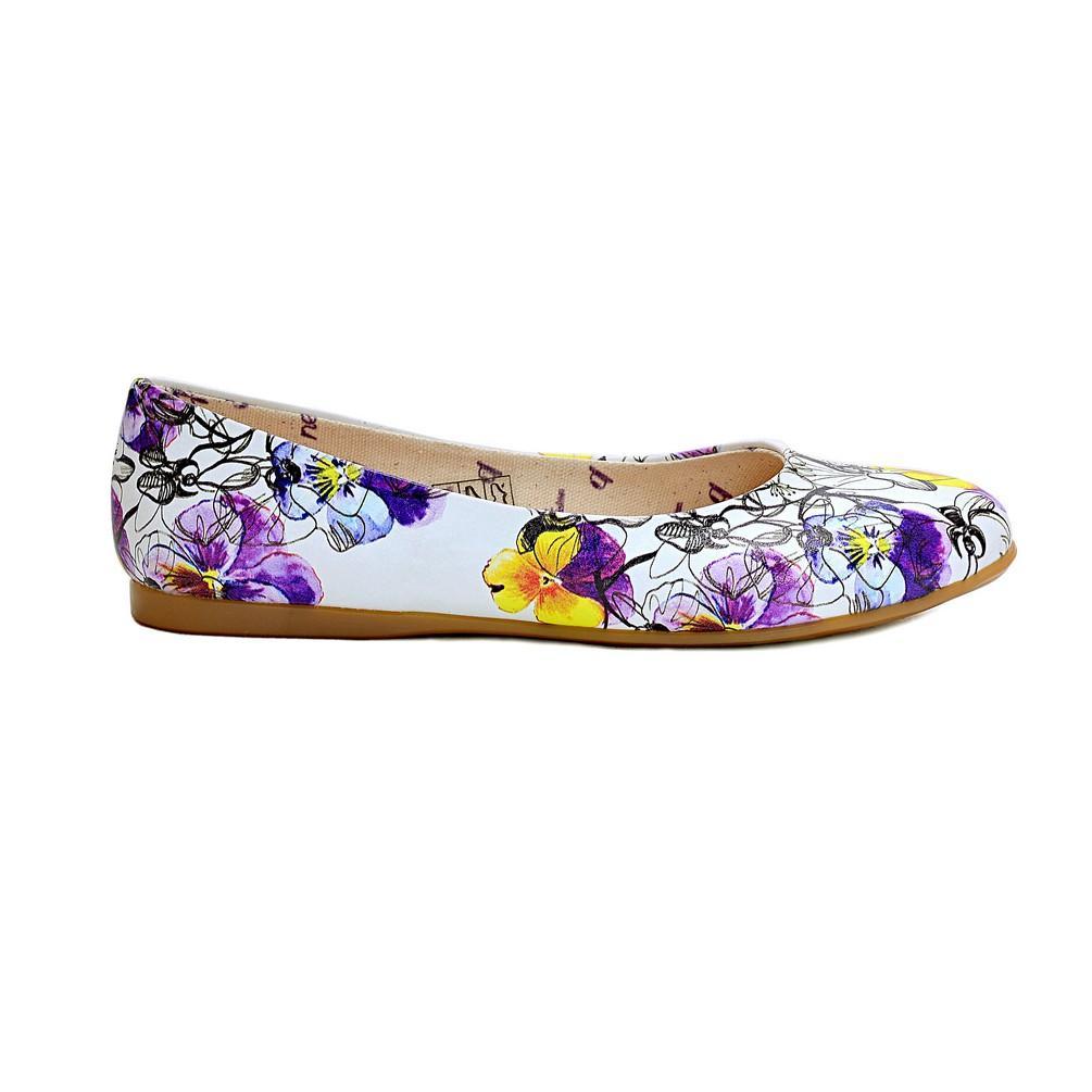 Flowers Ballerinas Shoes NFS1000 - Goby NFS Ballerinas Shoes 
