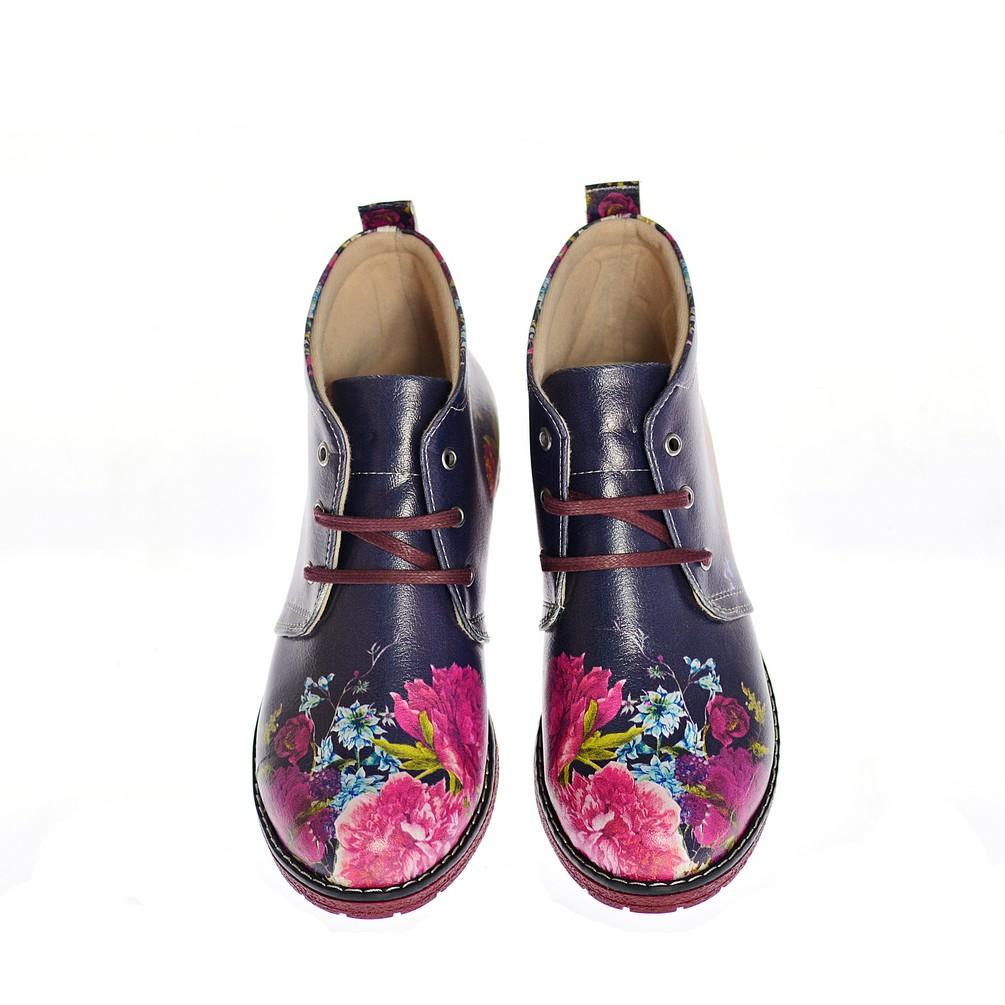 Flowers Ankle Boots NHP108 (770209841248)