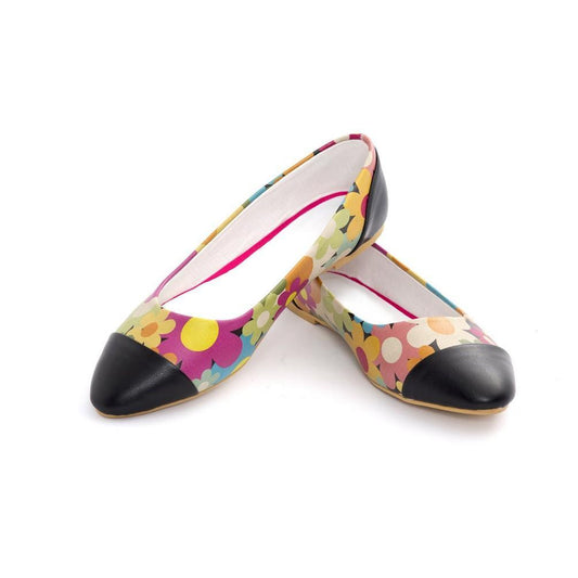 Flowers Ballerinas Shoes NMS106 - Goby NFS Ballerinas Shoes 