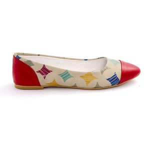 Pattern Ballerinas Shoes NMS107
