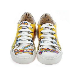 Love Peace Slip on Sneakers Shoes NSP101