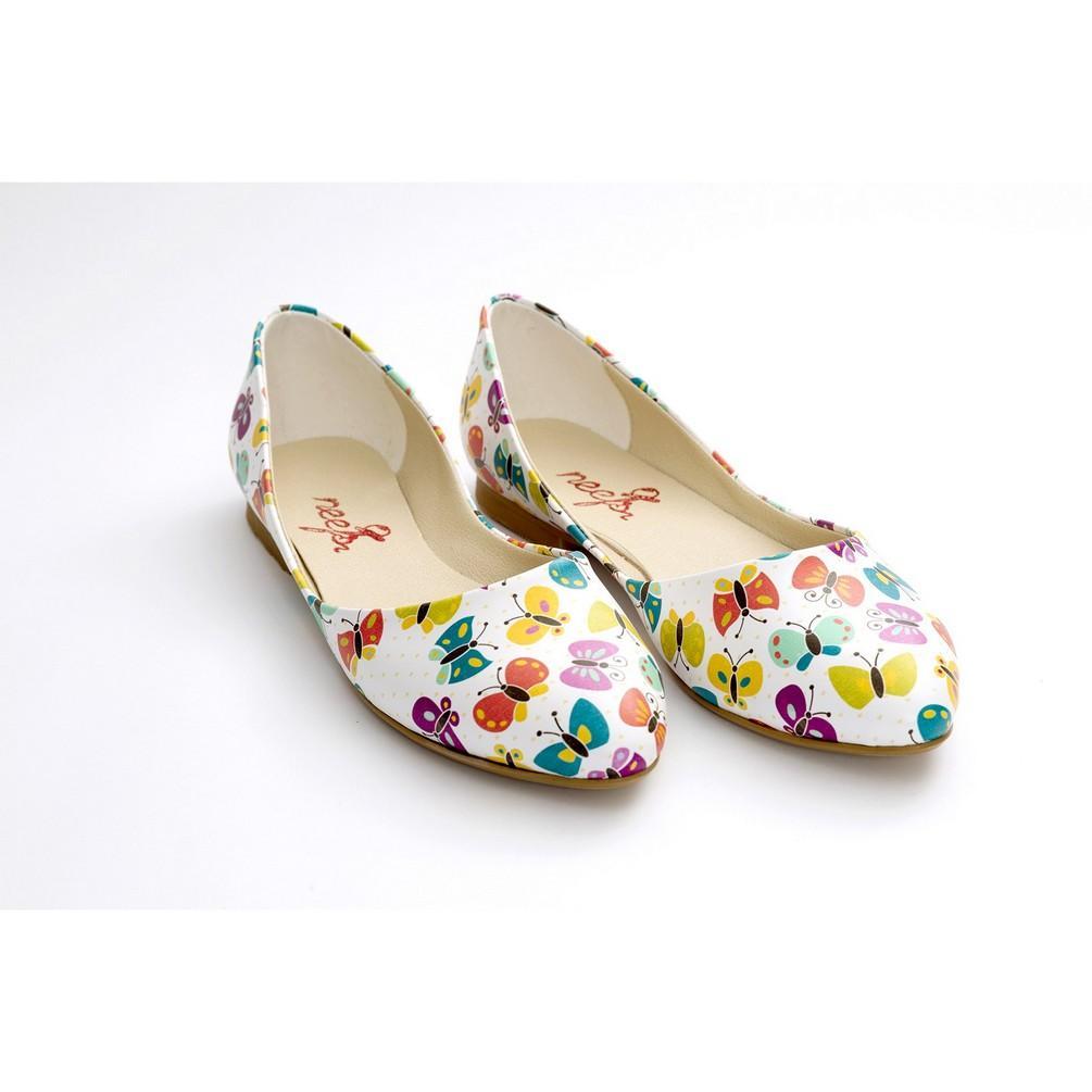 Butterfly Ballerinas Shoes NSS354, Goby, NFS Ballerinas Shoes 