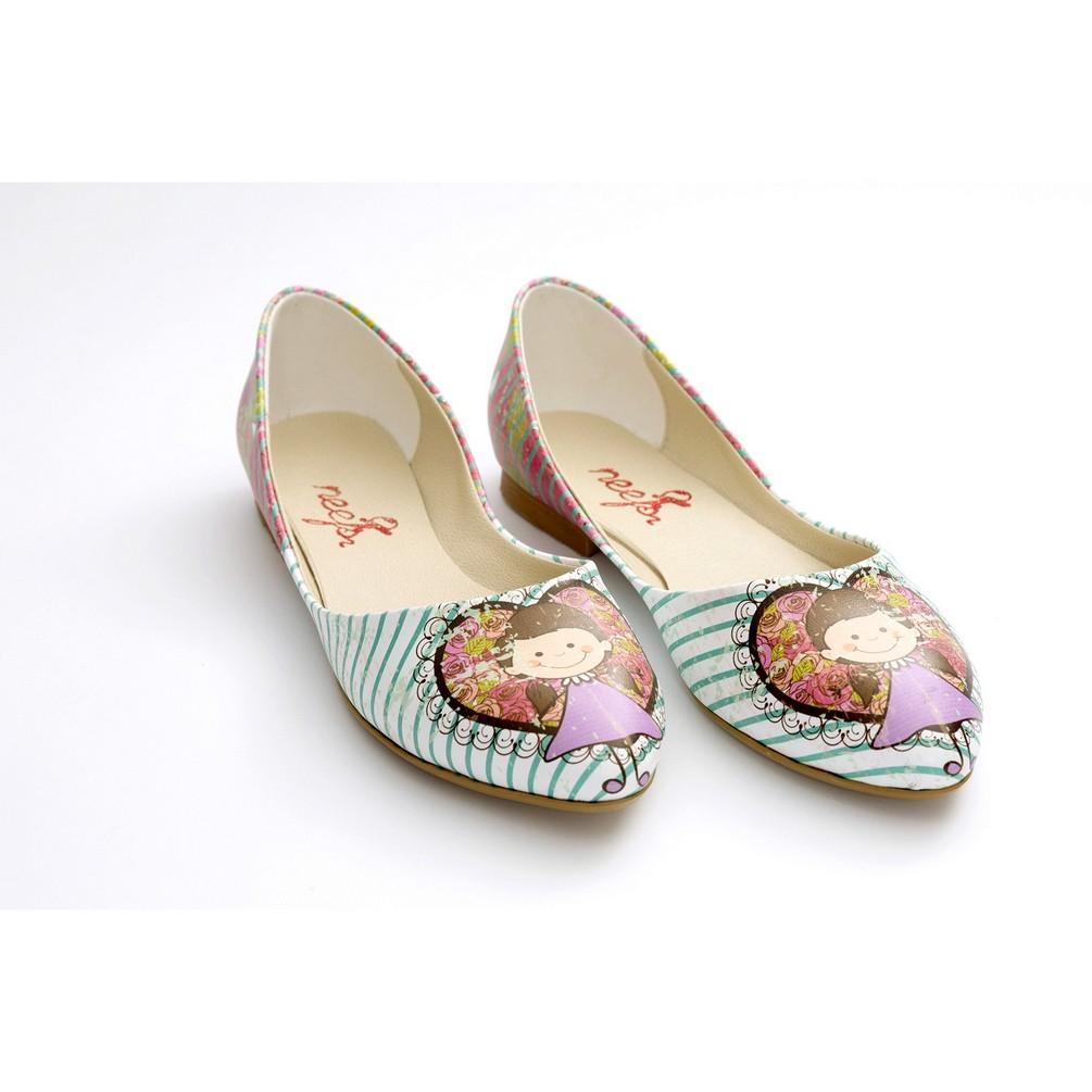 Cute Girl Ballerinas Shoes NSS357 - Goby NFS Ballerinas Shoes 