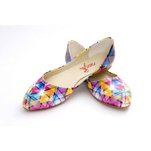 Colored Triangles Ballerinas Shoes NSS360 - Goby NFS Ballerinas Shoes 