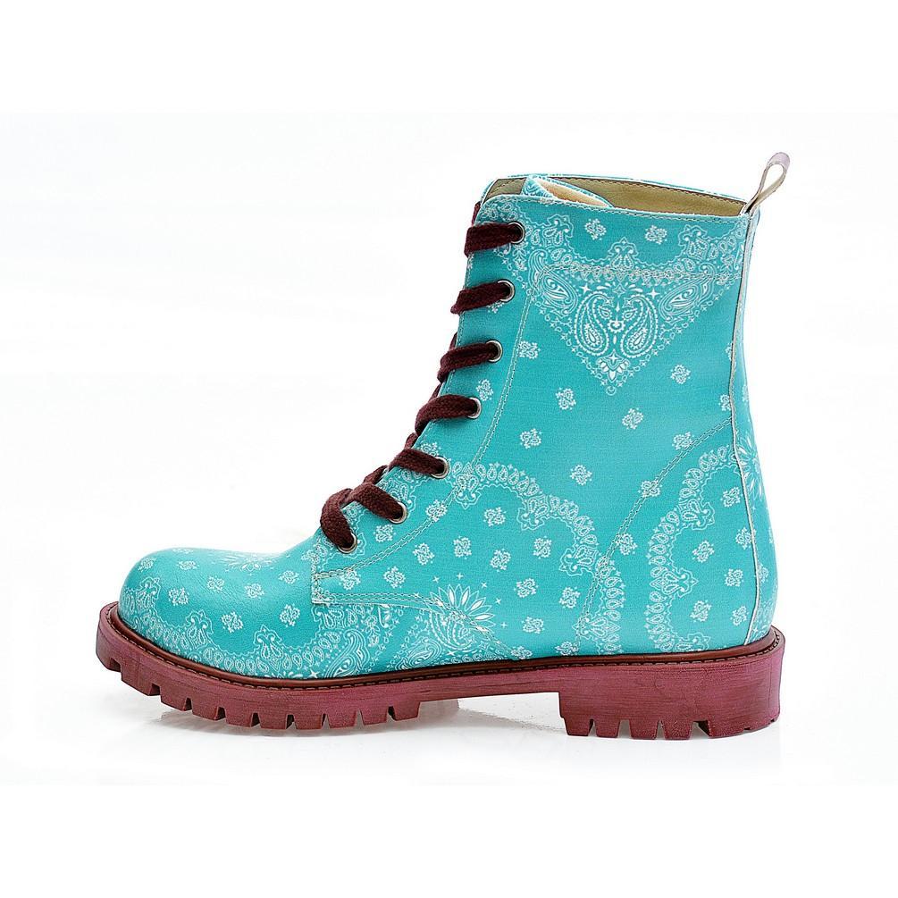 Pattern Long Boots NTM1007