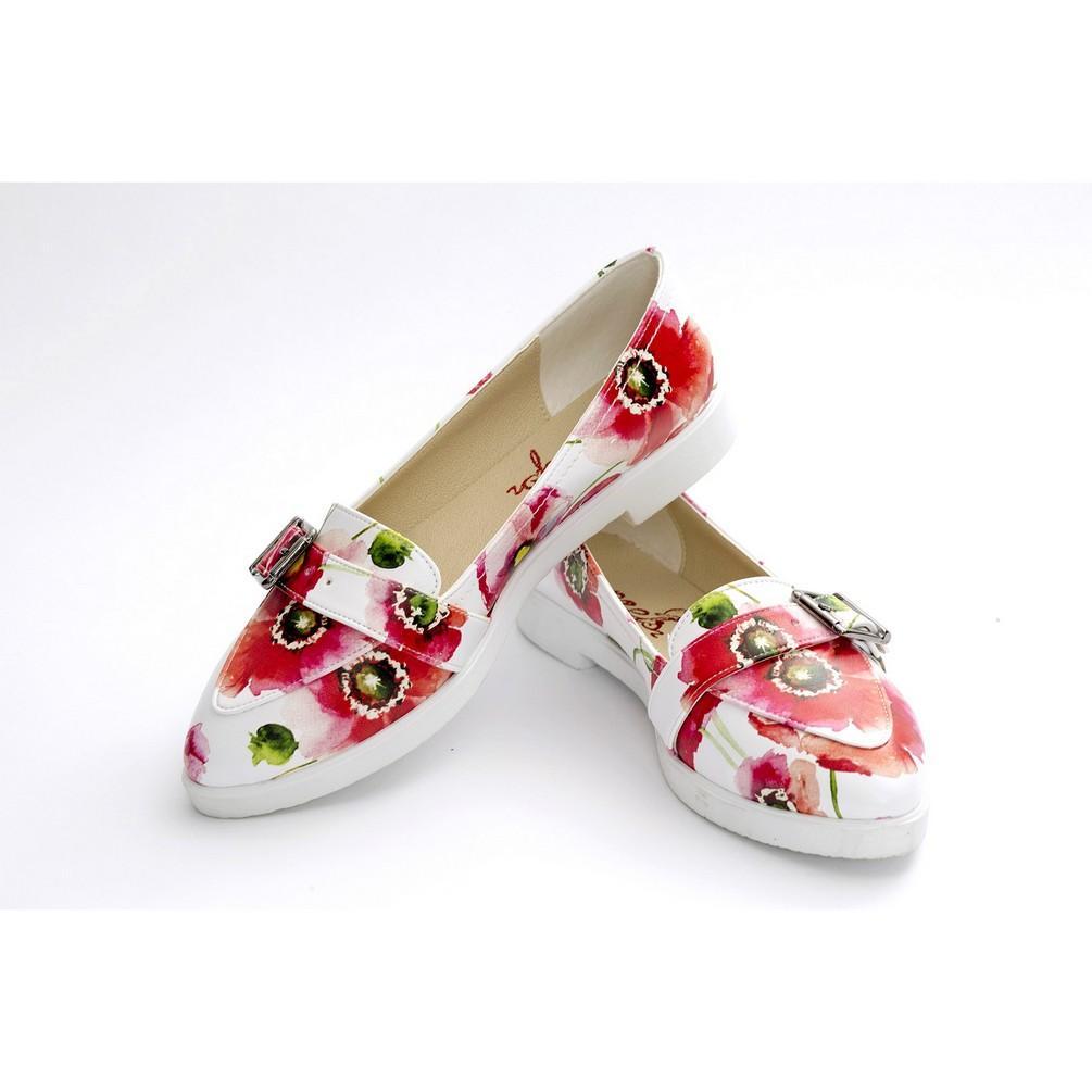 Flowers Slip on Sneakers Shoes NTS411 - Goby NFS Slip on Sneakers Shoes 