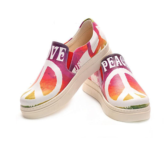 Love Peace Slip on Sneakers Shoes NVN105